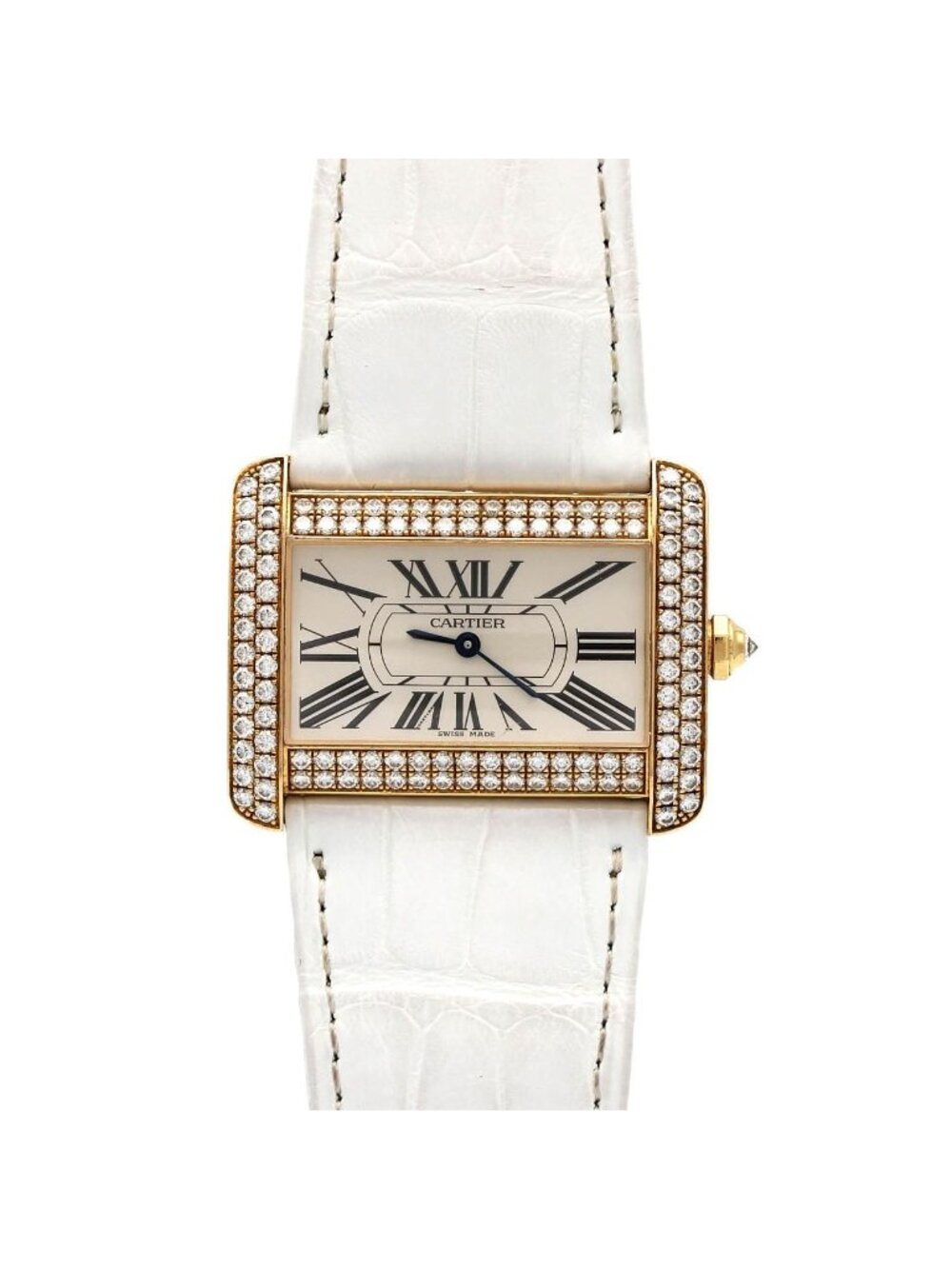 Cartier Tank Divin LM YG 2D YG Quartz Watch